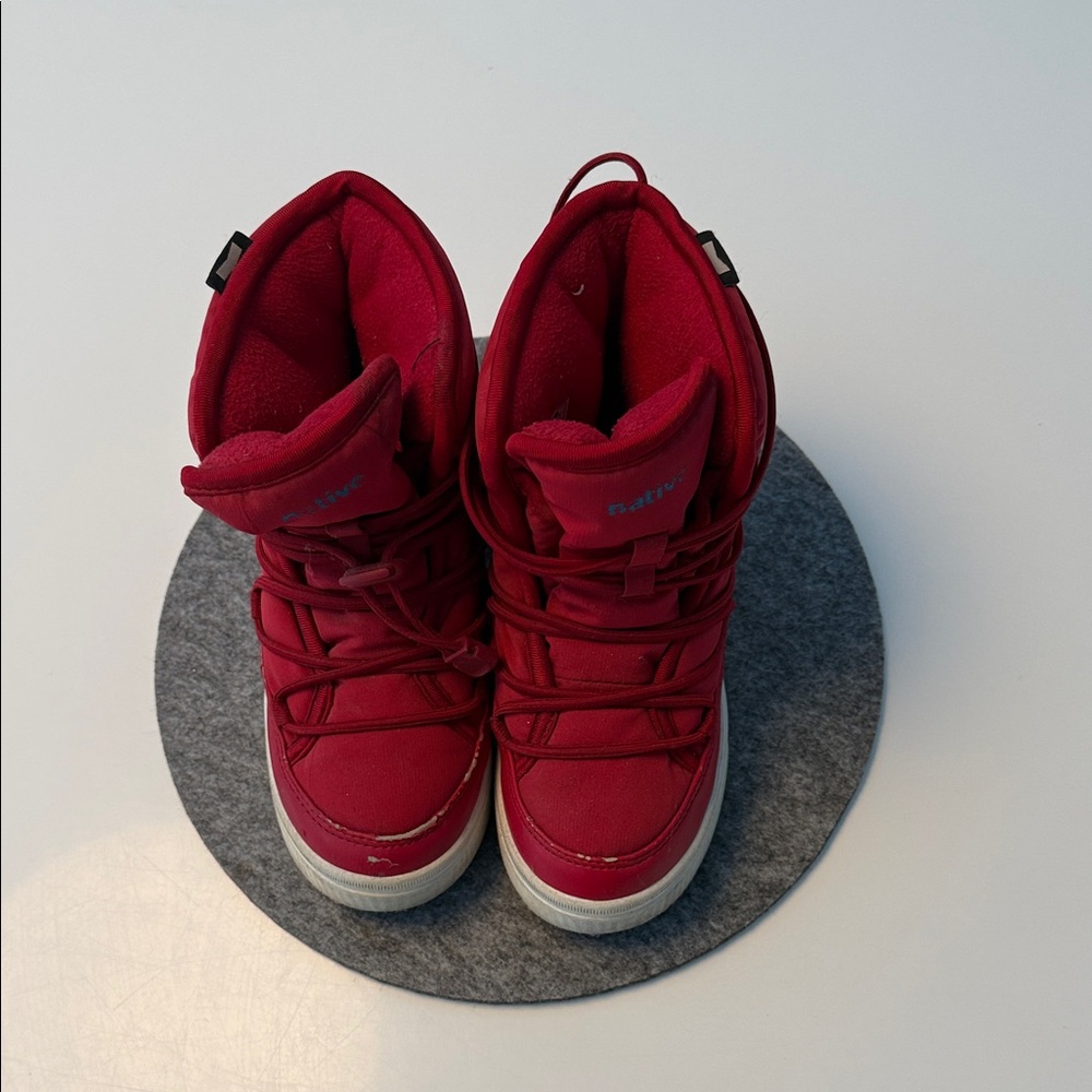 Native Kids Red Boots